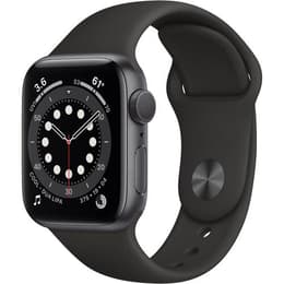 Apple Watch Series 6 (2020) GPS 44 mm - Aluminium Space Gray - Sport band Black