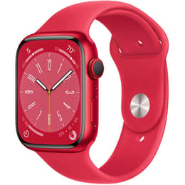 Apple Watch Series 9 (2023) GPS + Cellular 45 mm - Aluminium Red - Sport band Red