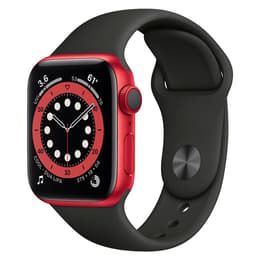 Apple Watch Series 6 (2020) GPS 40 mm - Aluminium Red - Sport band Black