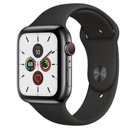 Apple Watch Series 4 (2018) GPS + Cellular 40 mm - Stainless steel Space Black - Sport band Black