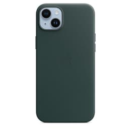 Apple Leather case iPhone 14 Plus - Magsafe - Leather Forest Green