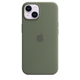 Apple Silicone case iPhone 14 - Magsafe - Silicone Green