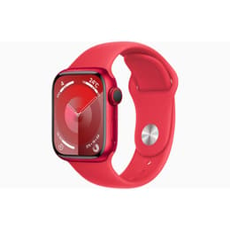 Apple Watch Series 9 (2023) GPS 41 mm - Aluminium Red - Sport band Red