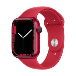 Apple Watch Series 7 (2021) GPS + Cellular 45 mm - Aluminium Red - Sport band Red