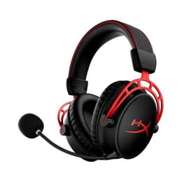 Hyperx noise-Cancelling gaming wireless Headphones with microphone - Black/Red