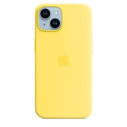 Apple Silicone case iPhone 14 - Magsafe - Silicone Yellow